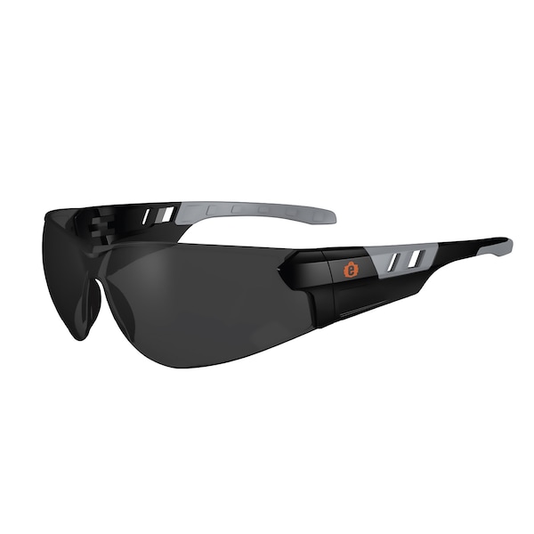 Ergodyne SAGA, Safety Glasses, Anti-Fog, Smoke Lens, Matte Black Frame, Frameless SAGA-AFAS - main